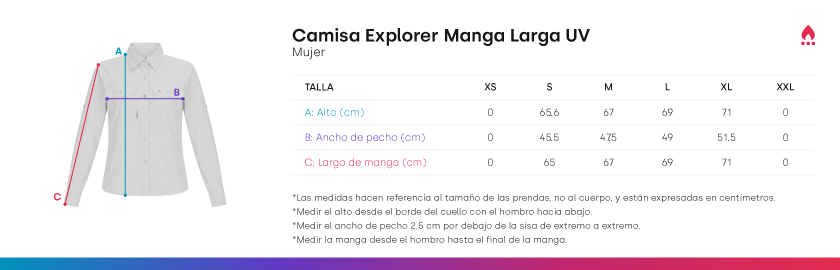 Guía de tallas