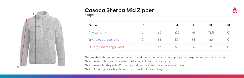Guía de tallas