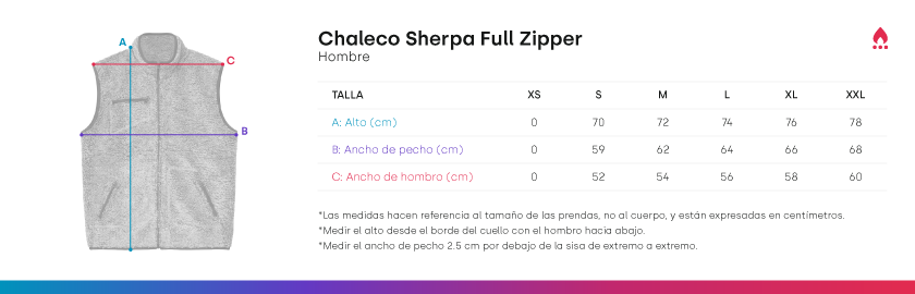 Guía de tallas