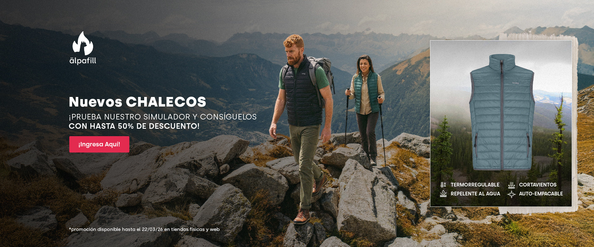 Chalecos - Alpafill banner desktop