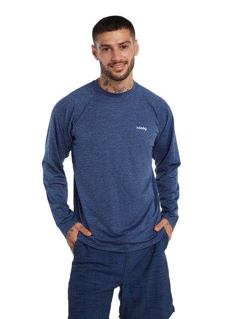 Polo Long Sleeve UV Shield Pacifico Hombre