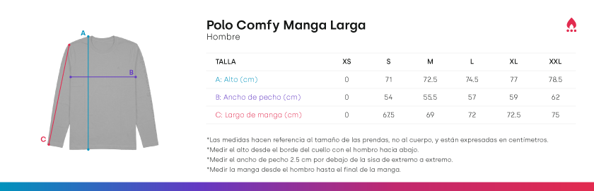 Guía de tallas